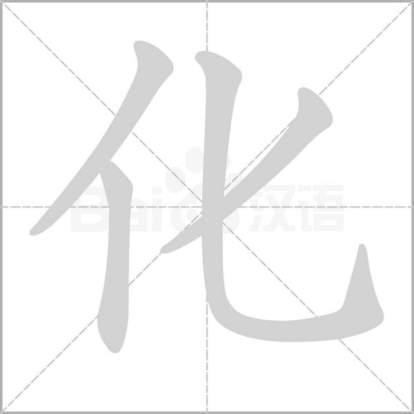 化的筆順動畫演示