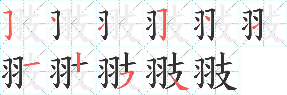 翄的筆順?lè)植窖菔?>
					
                    <hr />
                    <h2>翄的基本信息</h2>
                    <div   id=