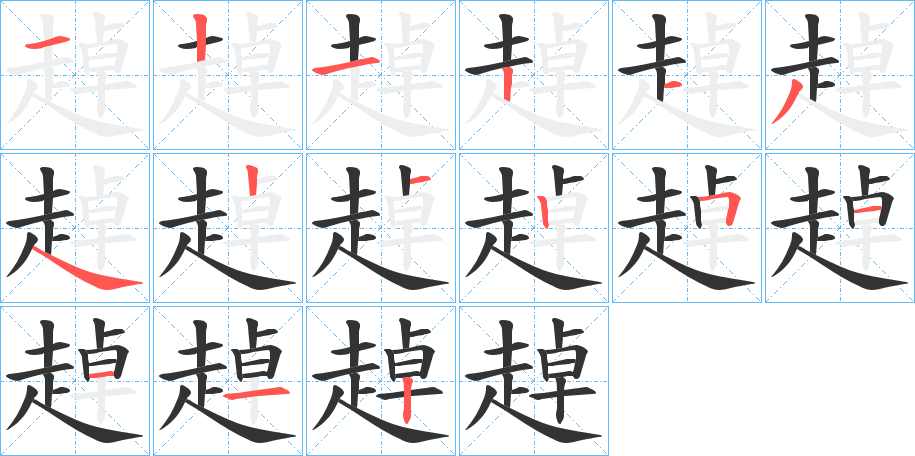 趠的筆順?lè)植窖菔?>
					
                    <hr />
                    <h2>趠的基本信息</h2>
                    <div   id=